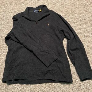 Ralph Lauren Charcoal Estate Rib Shirt